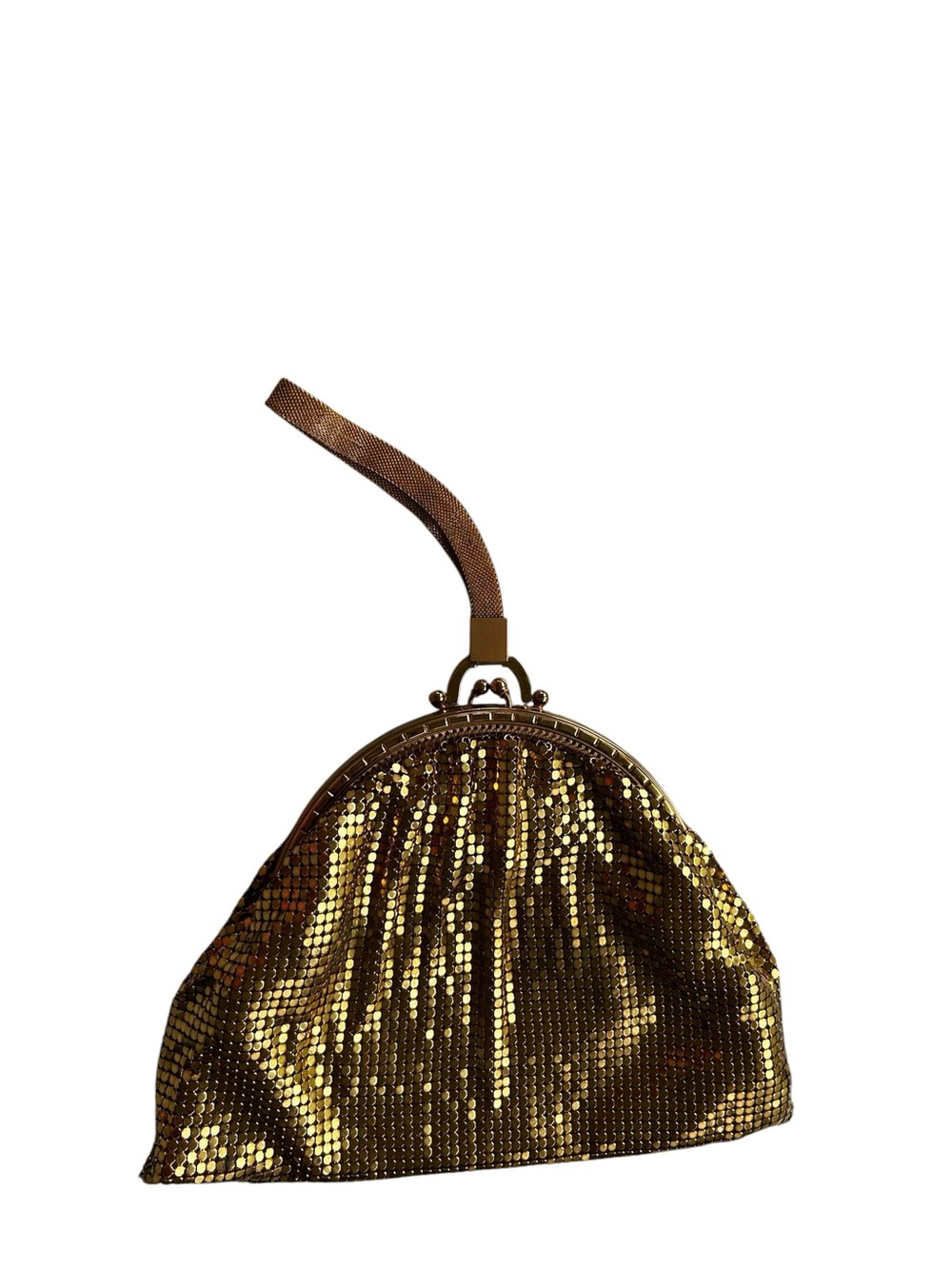 Whiting & Davis Mesh Wristlet Clutch